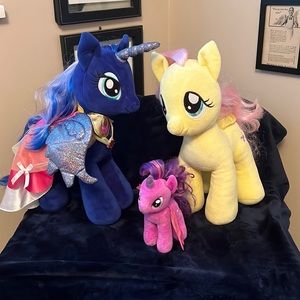 My little Pony Build a bear and Ty bundle Fluttershy and Princess Luna